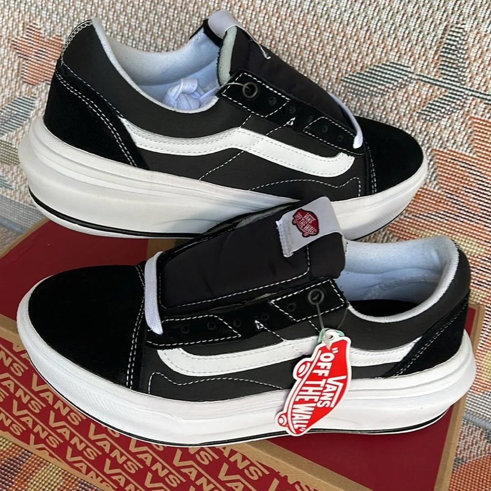 Vans WMNS Oid Skool Over Black/White VN0A7Q5EBA2 Sneakers Platforms